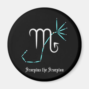 Constelación zodiacal imán de Escorpio