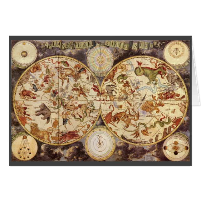 Constelaciones, Astronomía de época, Frederik de W (Anverso (Horizontal))