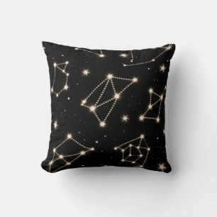 Constelaciones de zodiaco Patrón arrojar almohada