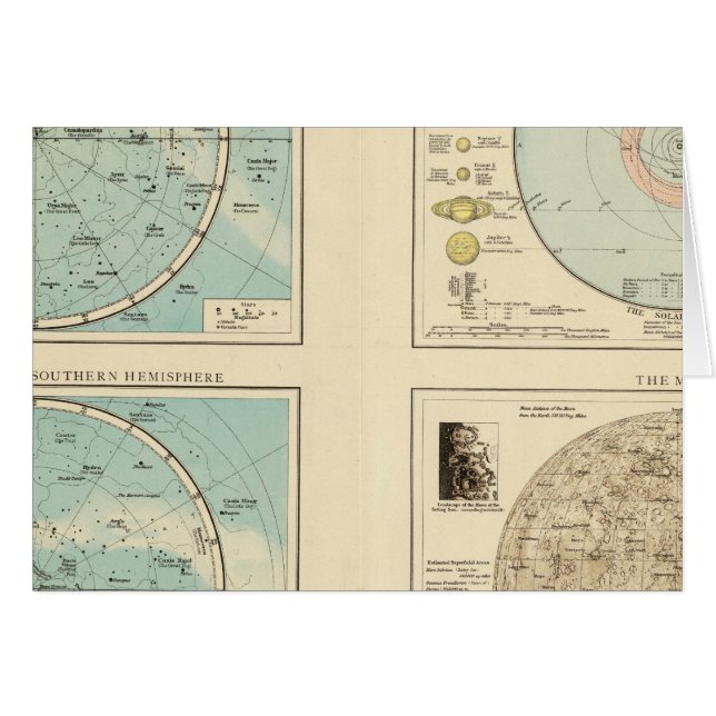 Constelaciones, Sistema Solar, Luna (Anverso (Horizontal))