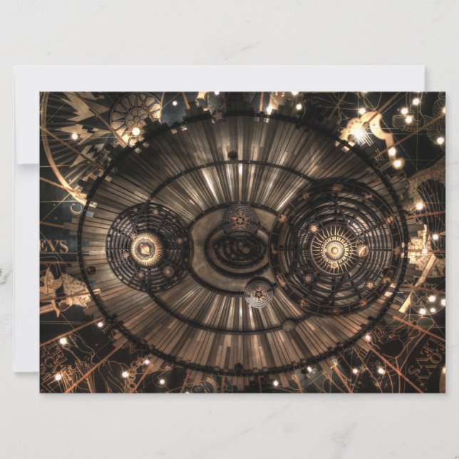 Constelaciones Zodíacas Mecánicas de Steampunk (Anverso)