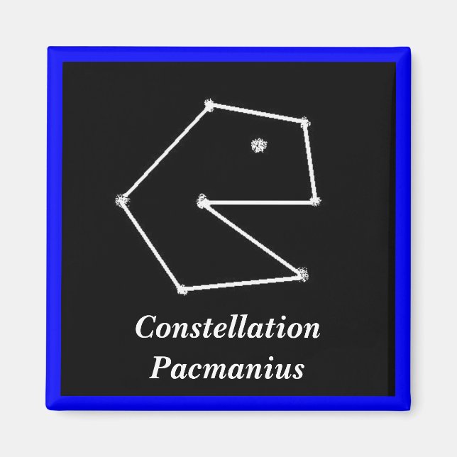 Constellation Pacmanius - imán (Frente)