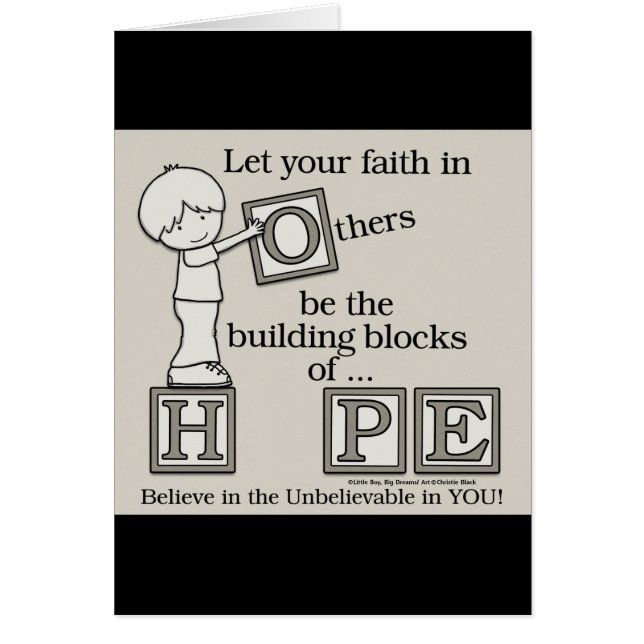 Construcción de bloques de esperanza (Frente)