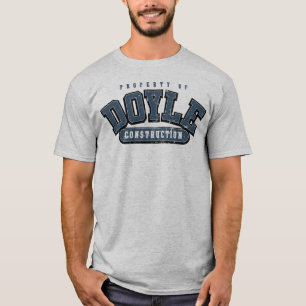 CONSTRUCCIÓN de DOYLE, camiseta atlética, AZUL
