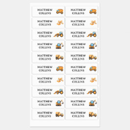 Construcción de etiquetas de nombres personalizado