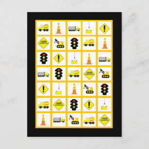 Construcción de marcadores de tarjetas de bingo