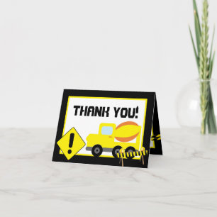 Construcción de tarjetas plegadas de agradecimient