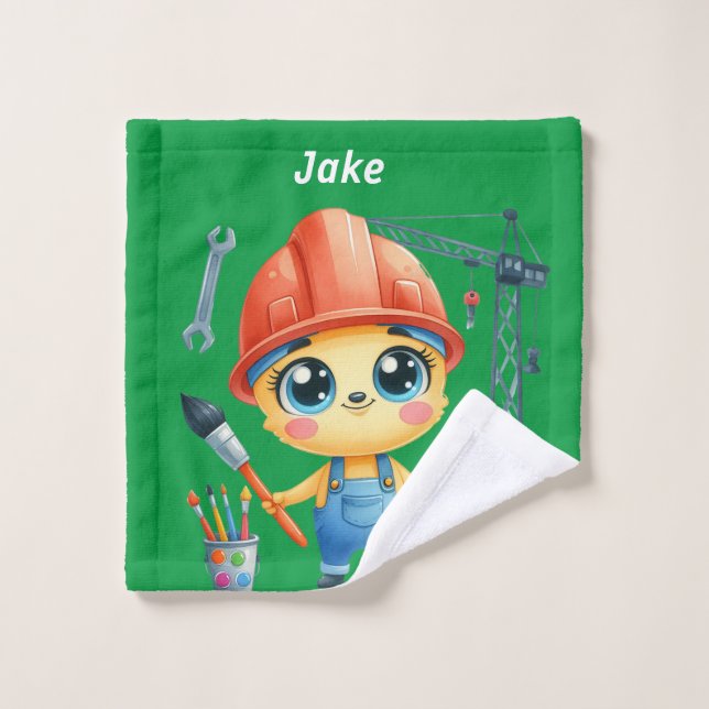 Construcción de un niño personalizado (Toallita)