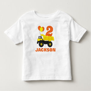 Construcción Equipo de cumpleaños 2 ・ Camiseta peq