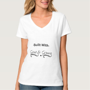 Construido con garra y gracia – camiseta motivacio
