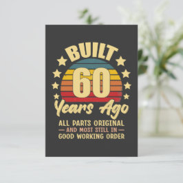 Construido hace 60 años todas las piezas originale