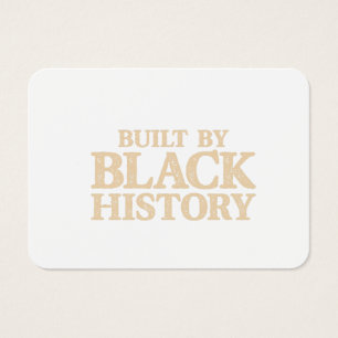 Construido Por El Orgullo Negro Afroamericano Hist