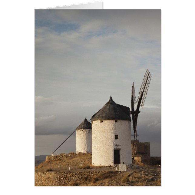 Consuegra, antiguos molinos de viento de La Mancha (Frente)