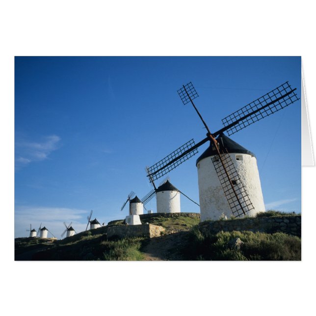 Consuegra, La Mancha, España, molinos de viento 2 (Anverso (Horizontal))