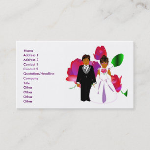 Consultor boda III Tarjeta de visita - Personaliza