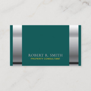 consultor de propiedades, tarjeta de presentación 