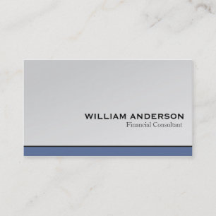 Consultor financiero - Tarjetas de visita