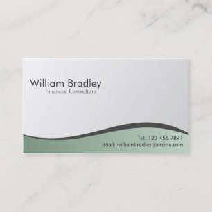 Consultor financiero - Tarjetas de visita