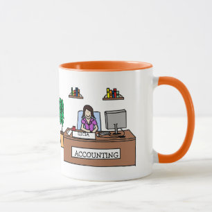 Contable personalizado CPA de la taza del dibujo