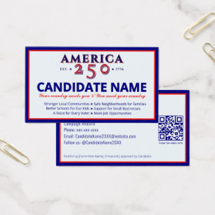 Contacto de elección de candidatos para campaña po