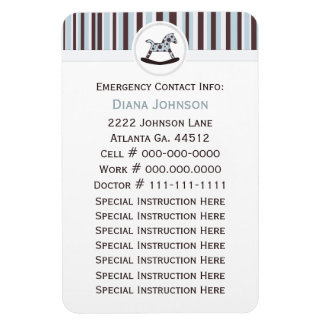 Contacto de emergencia: imán premium para caballos