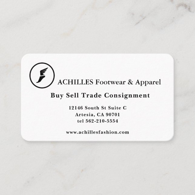 Contactos artísticos, tarjeta de presentación de 3 (Anverso)