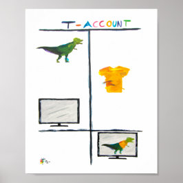 Contador Arte T Rex T Cuenta Oficina de Contabilid