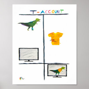 Contador Arte T Rex T Cuenta Oficina de Contabilid