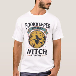 Contador de día Bruja de noche Camiseta vintage De