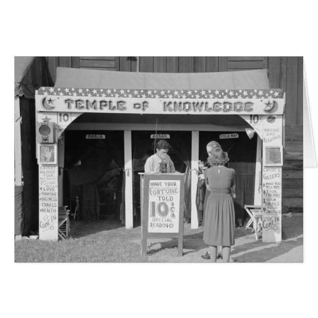 Contador de fortuna de carnaval, 1938 (Anverso (Horizontal))