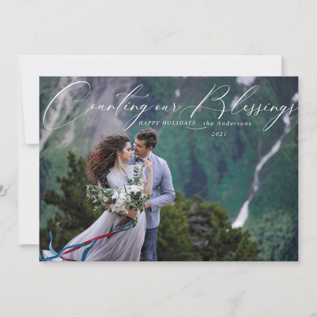 contando nuestra tarjeta de fotos de vacaciones de (Anverso)