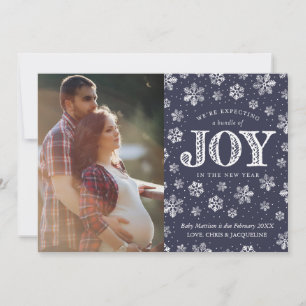 Contar con navidad de la invitación del embarazo