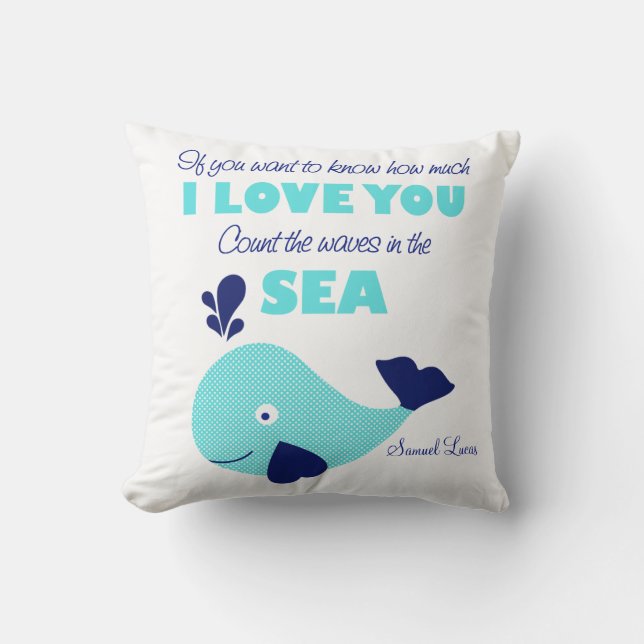 Contar la almohada del Keepsake nautico de la ball (Anverso)