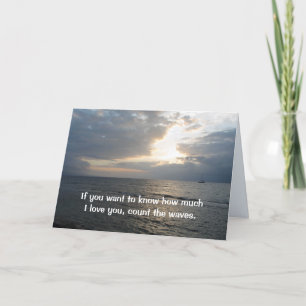 Contar la tarjeta preBoda de ondas