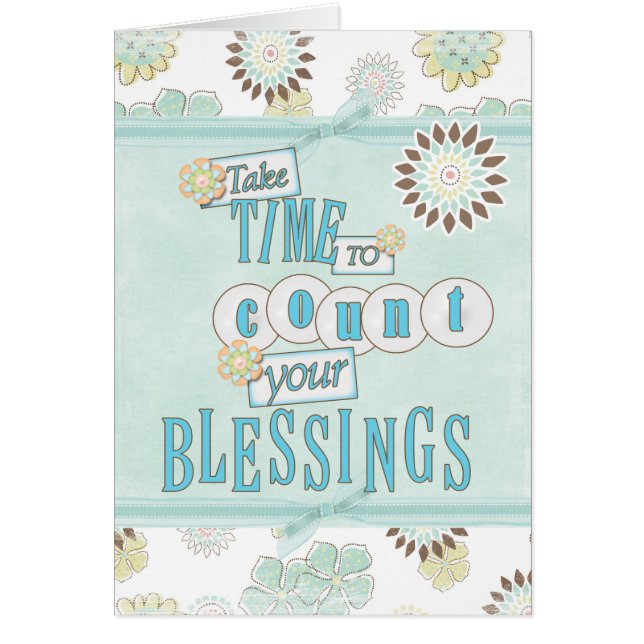 Contar tus bendiciones (Frente)