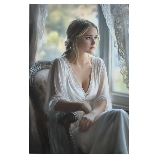 Contemplación elegante: Arte acuarela (Anverso)