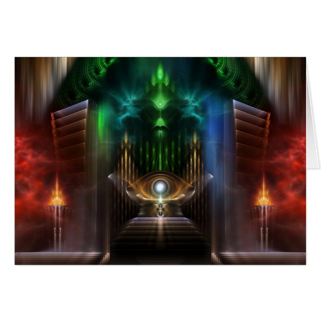 Contemplando el arte fractal de Oz (Anverso (Horizontal))