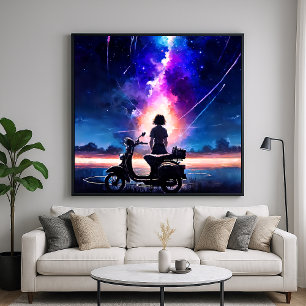 Contemplando los Cielos - Estilo de Arte de Ilustr