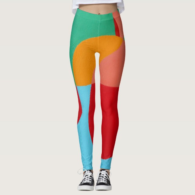 Contemporary Multi-Color Active Leggings (Anverso)