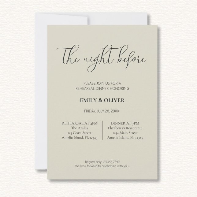 Contenciones de ostras Boda Invitación al ensayo (Subido por el creador)
