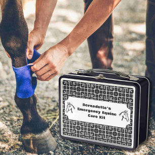 Contenedor de emergencia del Equine de primeros au