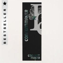 CONTENTMAKER Yoga Mat Resumen Esmeralda verde