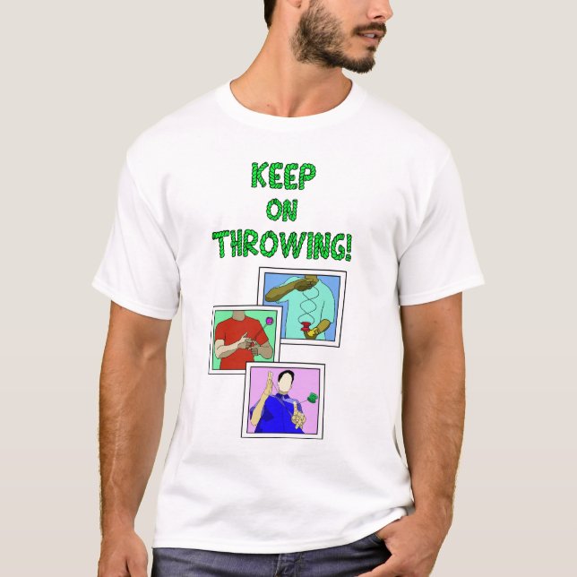 CONTINÚE LANZANDO Camiseta 1 (Anverso)