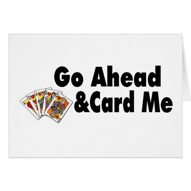 Continúe y cárdeme (Anverso (Horizontal))