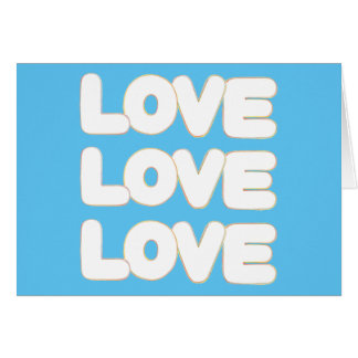 Contorno de amor, tarjetas de felicitación