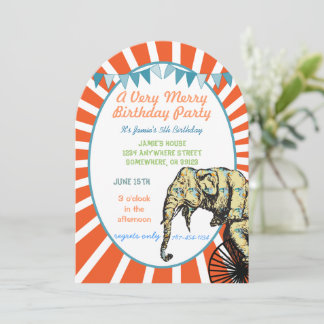 Contorno de la invitación a la fiesta de cumpleaño