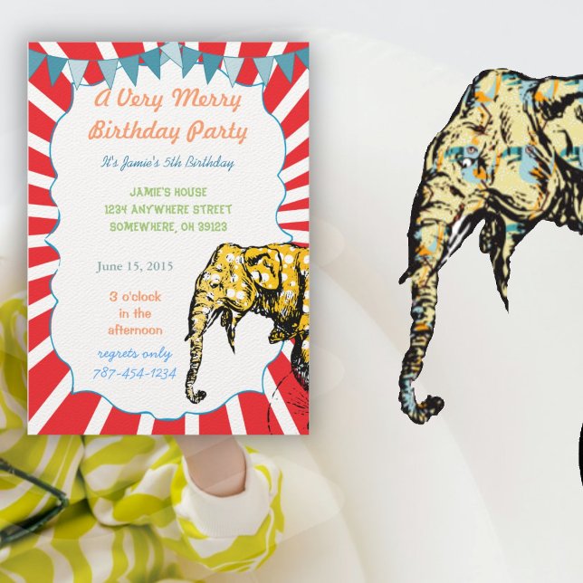Contorno de la invitación a la fiesta de cumpleaño (Subido por el creador)