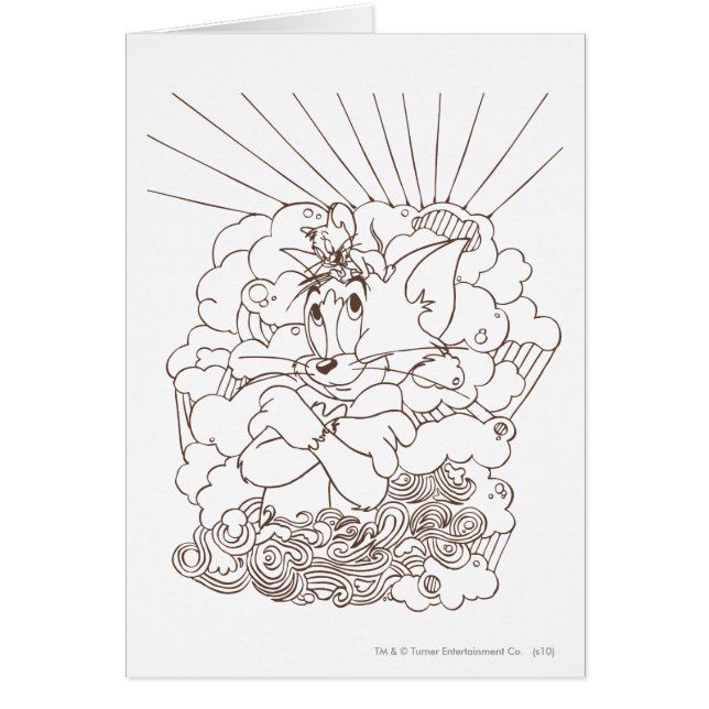 Contorno de Tom y Jerry (Frente)