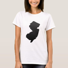 Contorno negro de Nueva Jersey