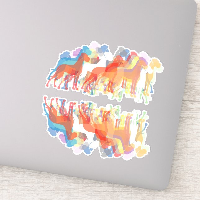 Contour Pegatina Great Dane (Detalle)